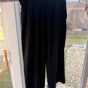 Black Wide-Leg Women's Jumpsuit Pants